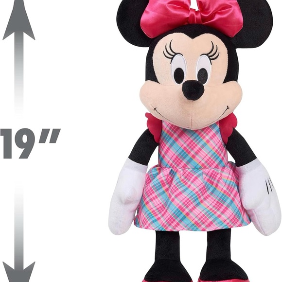 Disney Minnie Mouse Plush with Pink Bow - Picture 8 of 8